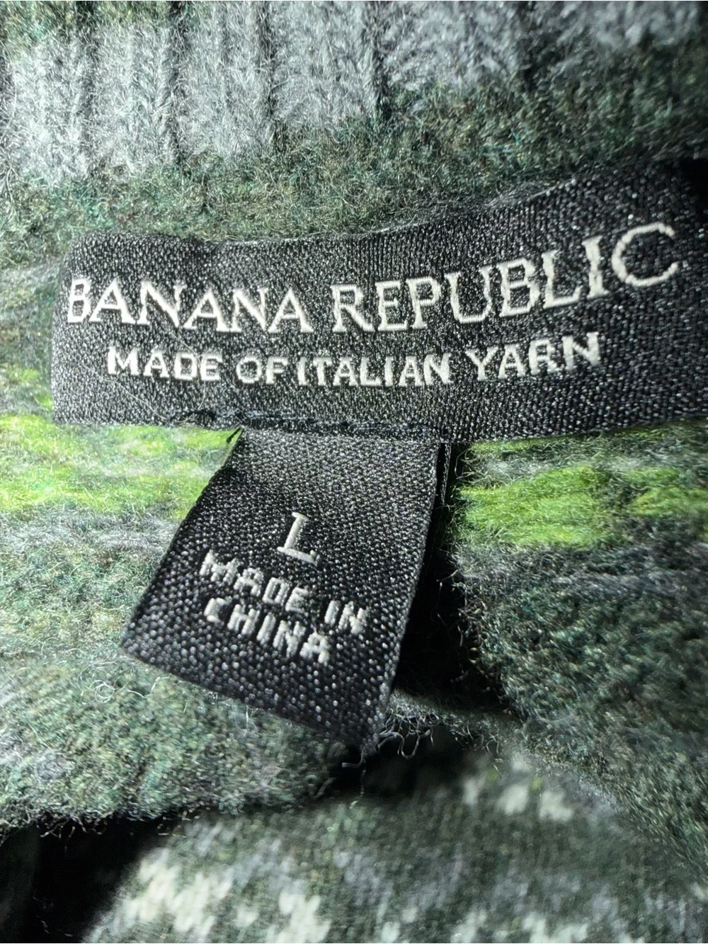 Men's Banana Republic Wool Blend Sweater Size Large
